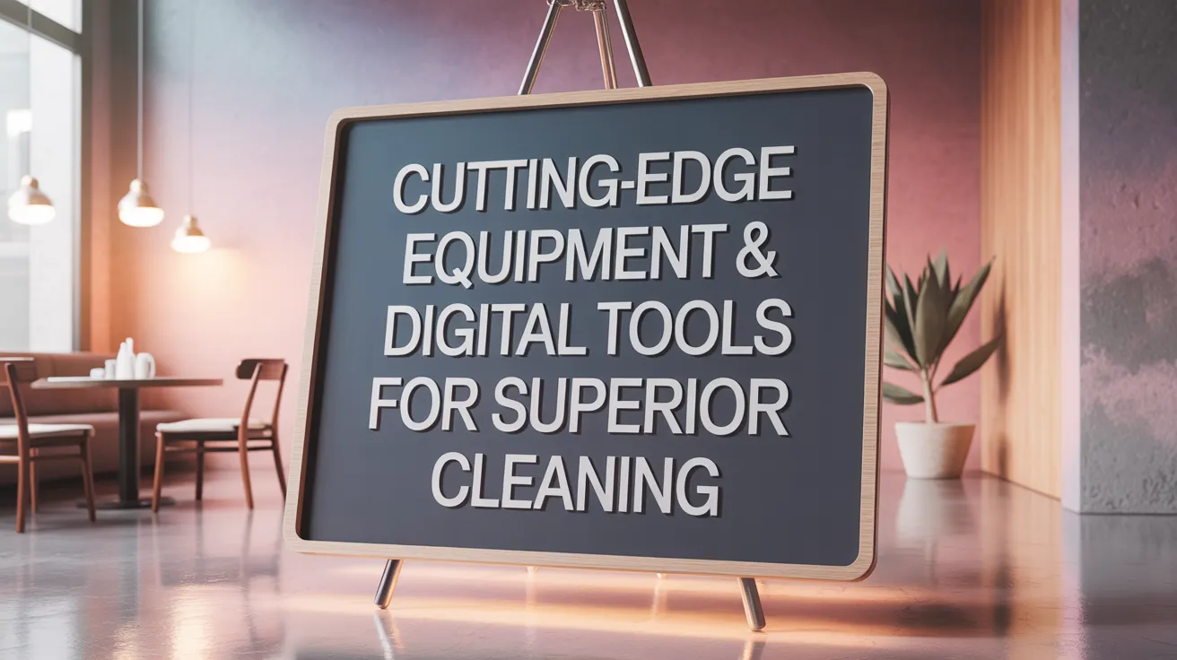 Cutting-Edge Equipment &amp; Digital Tools for Superior Cleaning