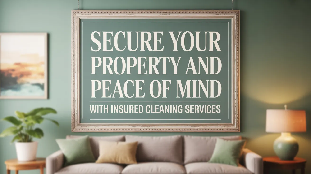 Secure Your Property and Peace of Mind with Insured Cleaning Services