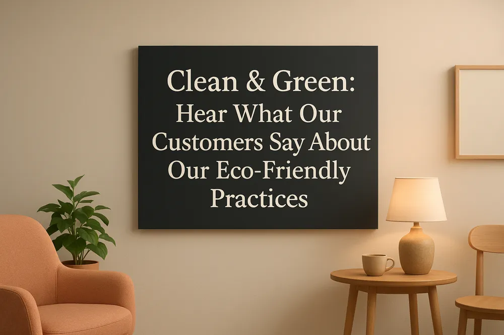 Clean &amp; Green: Hear What Our Customers Say About Our Eco-Friendly Practices