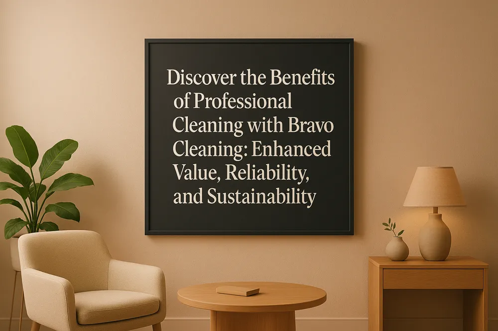 Discover the Benefits of Professional Cleaning with Bravo Cleaning: Enhanced Value, Reliability, and Sustainability