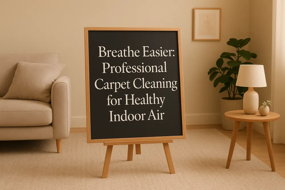 Breathe Easier: Professional Carpet Cleaning for Healthy Indoor Air