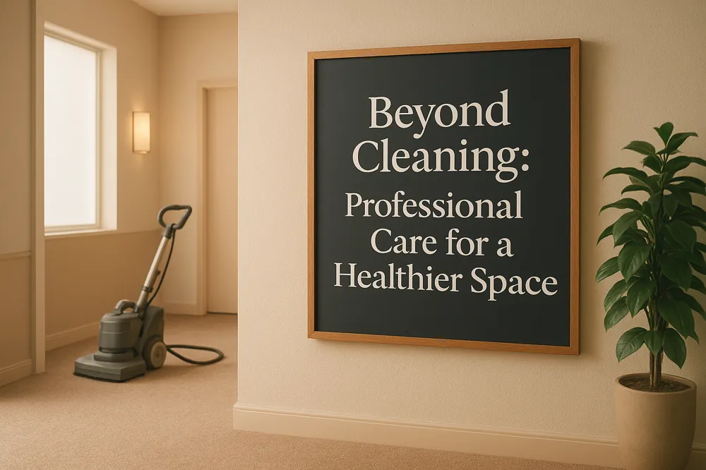 Beyond Cleaning: Professional Care for a Healthier Space