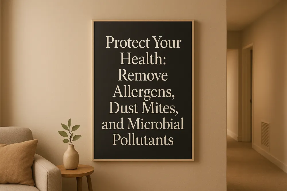 Protect Your Health: Remove Allergens, Dust Mites, and Microbial Pollutants