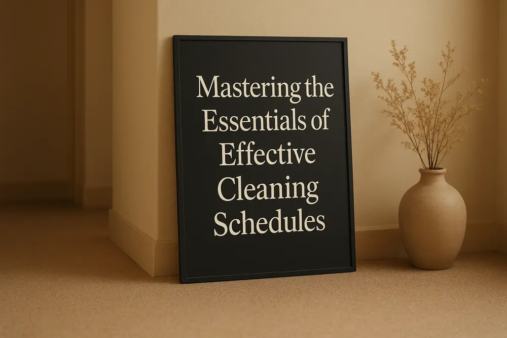 Mastering the Essentials of Effective Cleaning Schedules