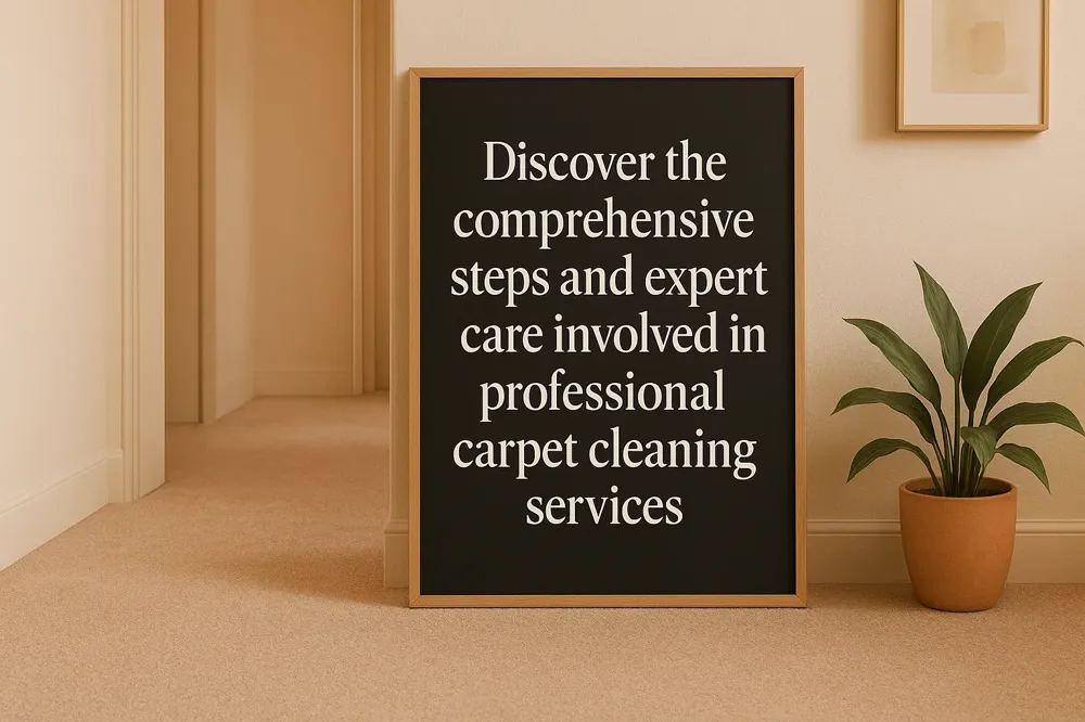 Discover the comprehensive steps and expert care involved in professional carpet cleaning services.