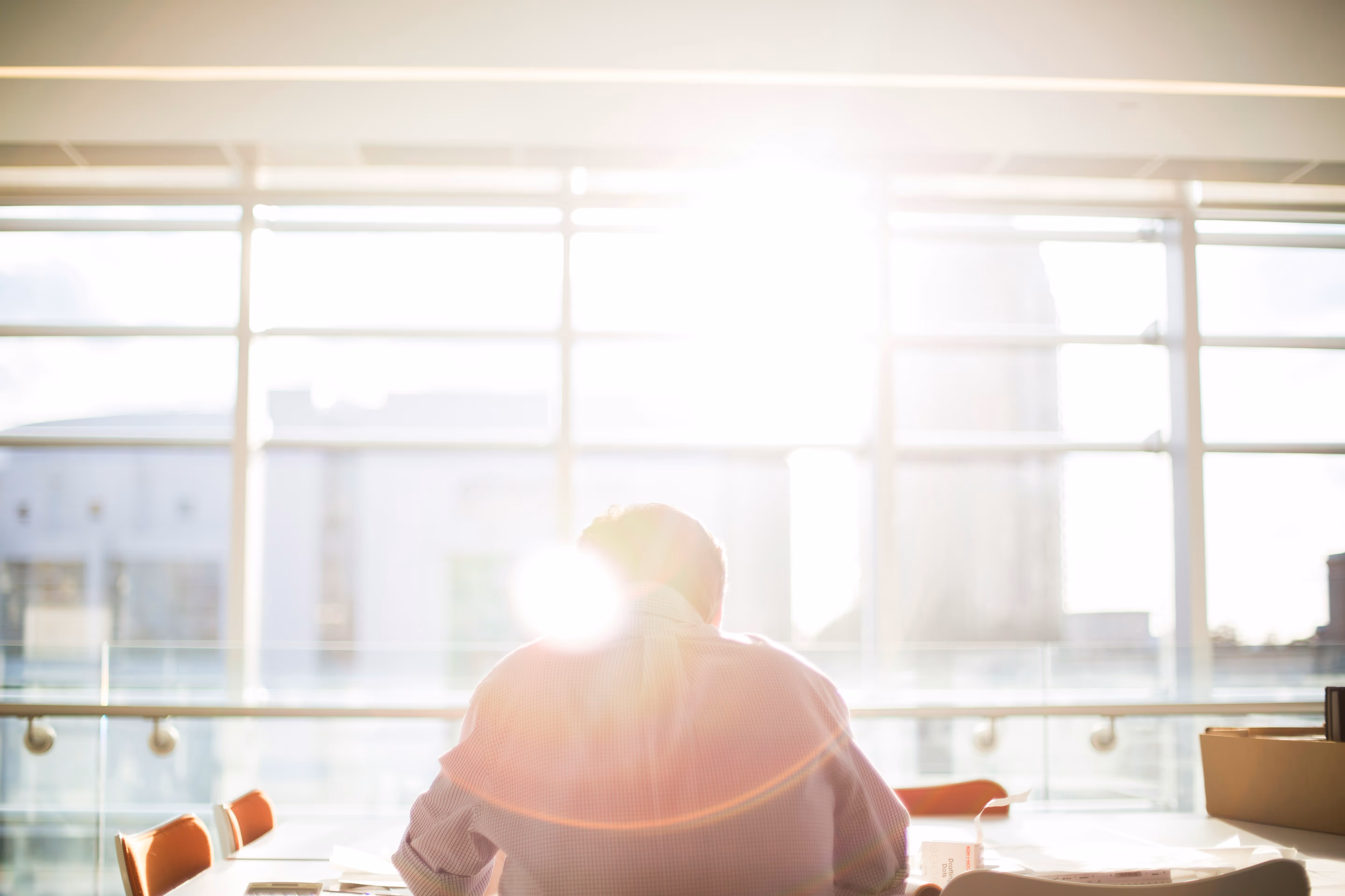 Person working in an office