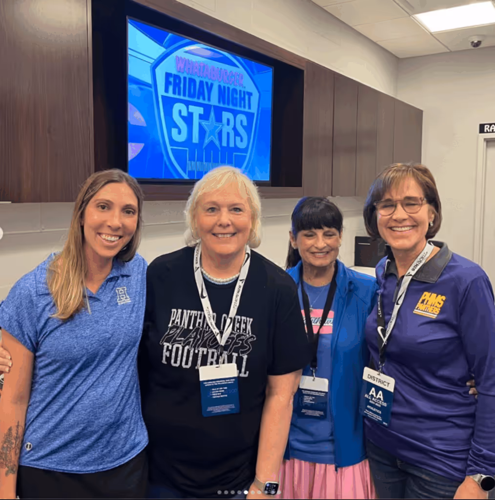 Lydia Larson at a Hometown Football Event