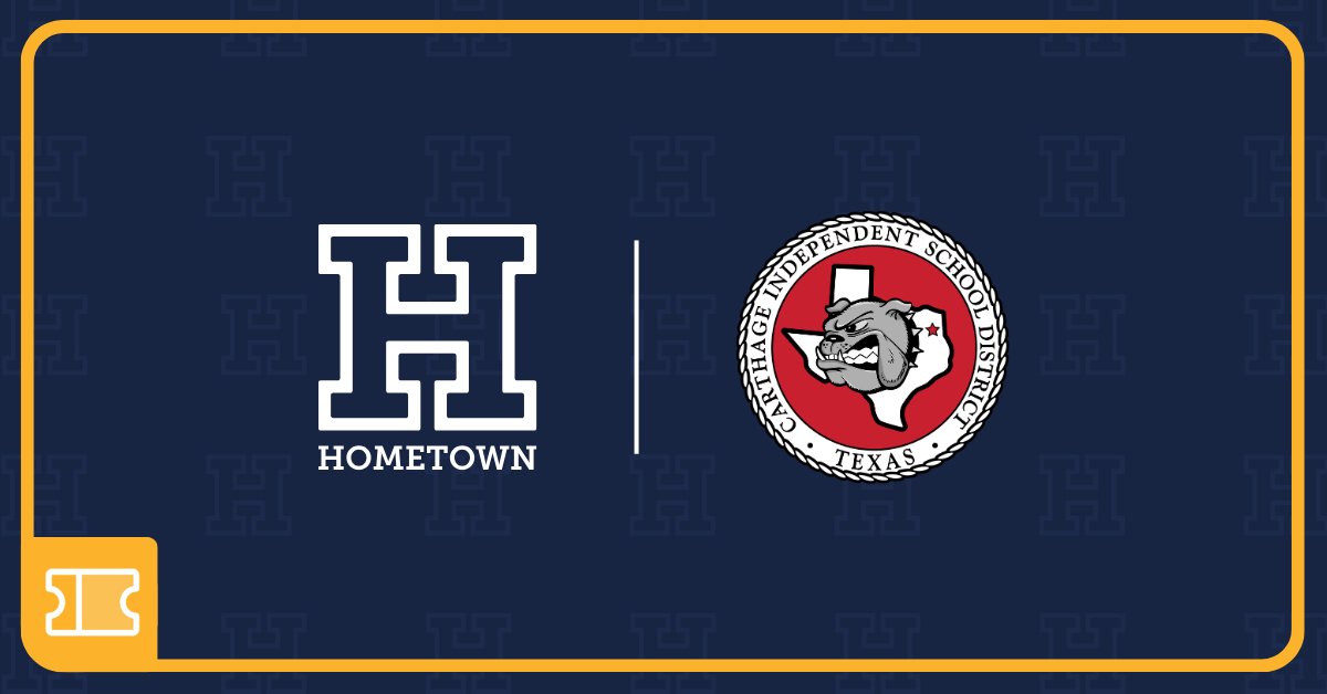 Carthage ISD Selects Hometown as Official Digital Ticketing Partner