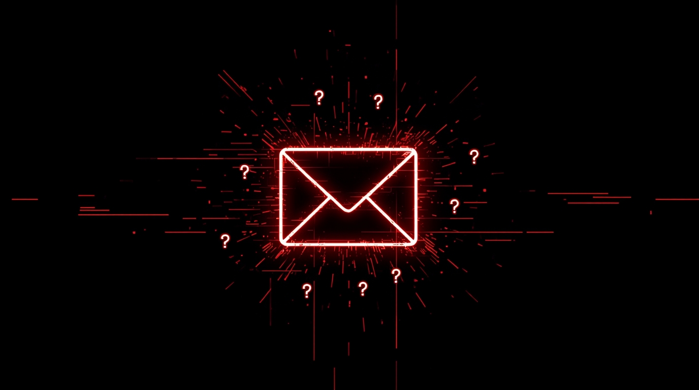 Phishing email warning signs and verification methods illustration