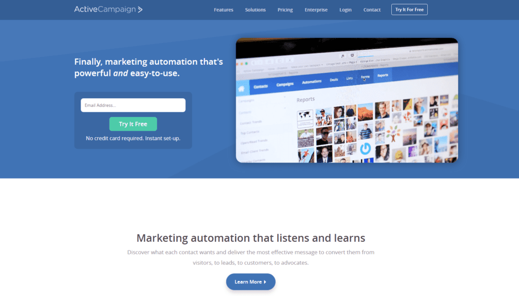 ActiveCampaign email marketing service