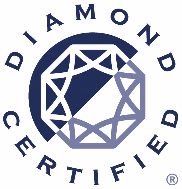 Blue & White Diamond Certified badge
