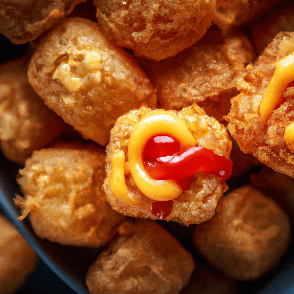 A plate of perfectly crispy air fryer tater tots
