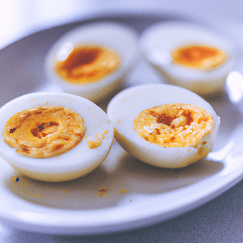 Air fryer basket containing neatly arranged hard boiled eggs, freshly peeled