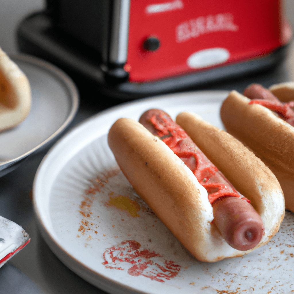 Crispy air fryer hot dogs ready to eat