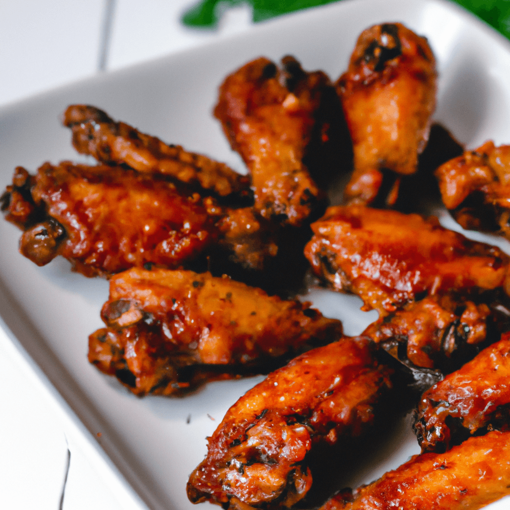 Air fryer basket filled with golden cooked chicken wings