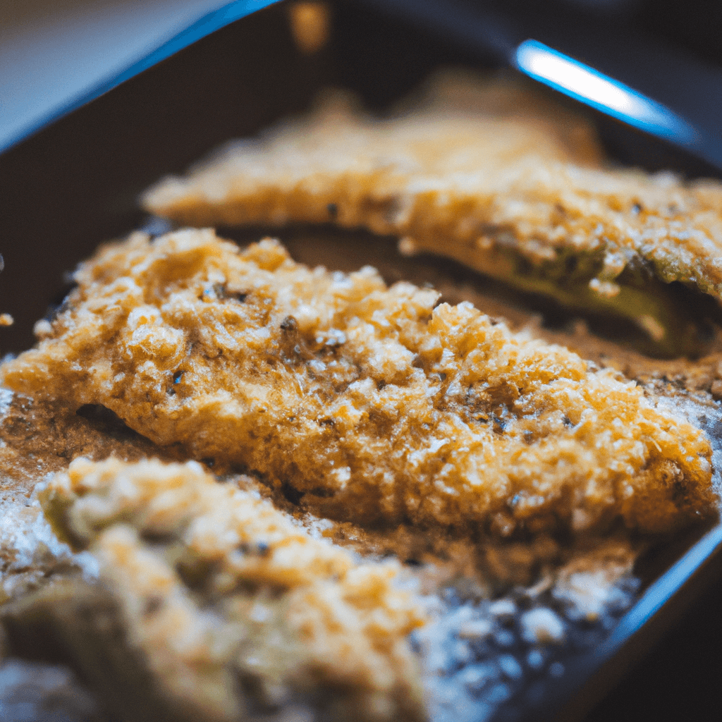 Crispy air fryer haddock fillets on a plate