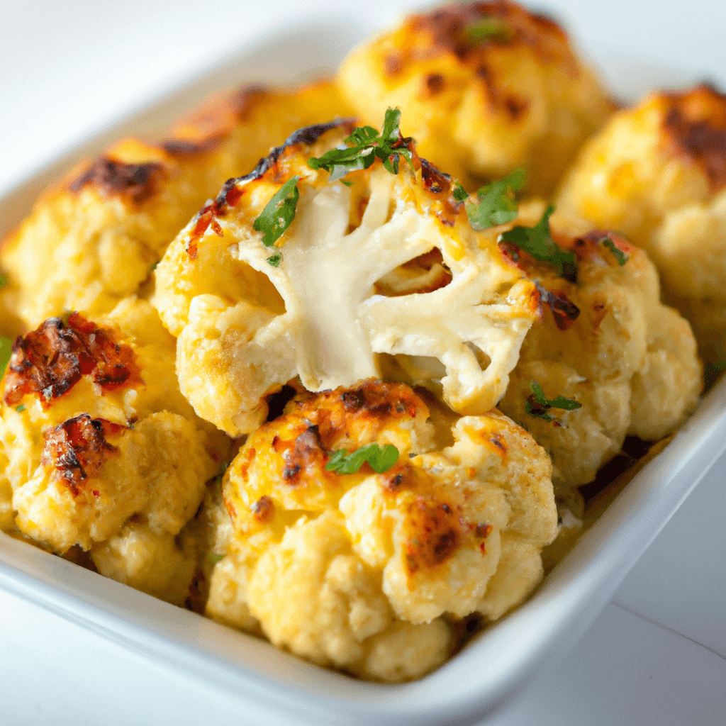 Single layer air fryer basket with cauliflower cheese gratin
