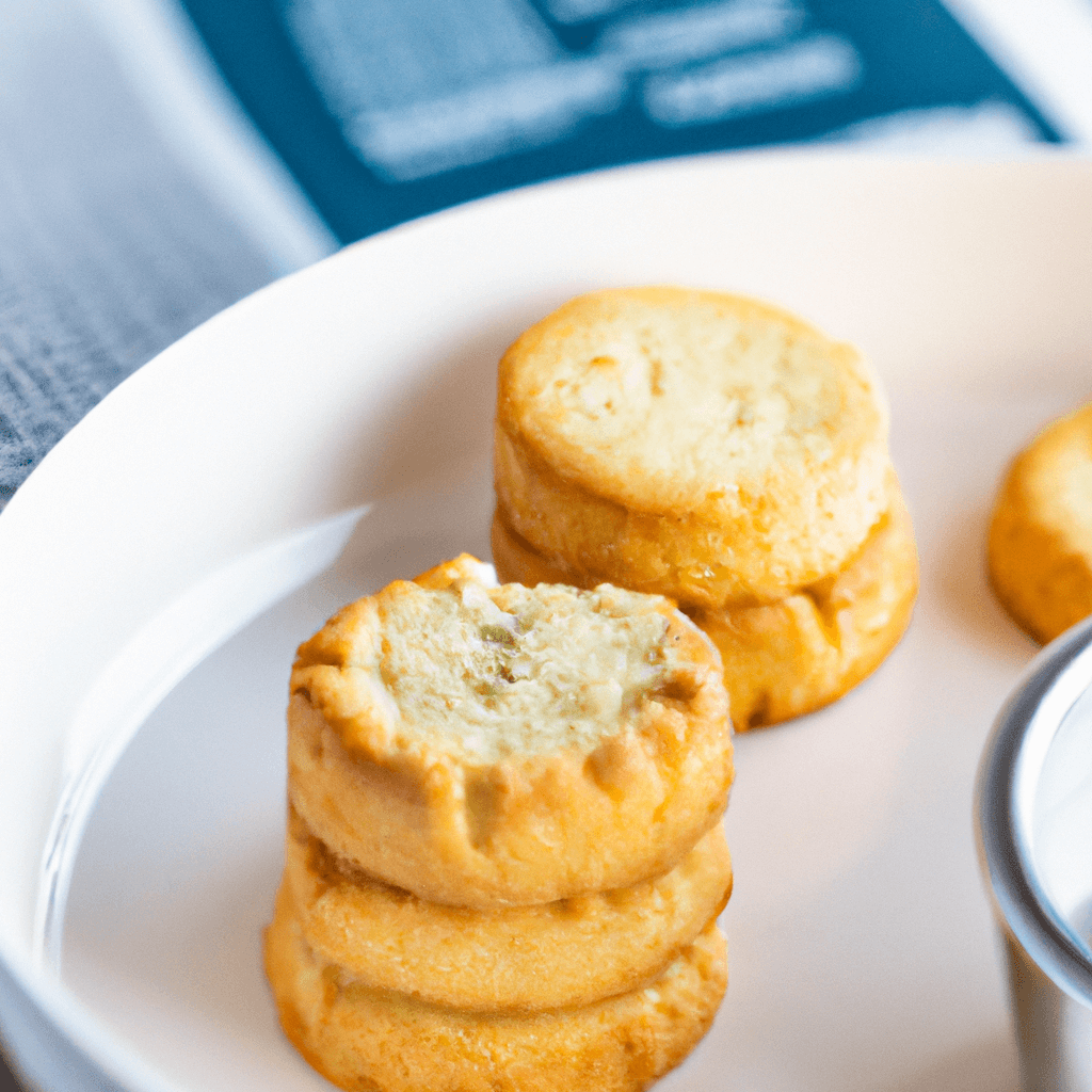 Sliced shortbread cooling on a wire rack