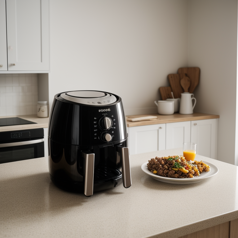 Measuring 175 grams of minced beef in cups for air fryer recipes