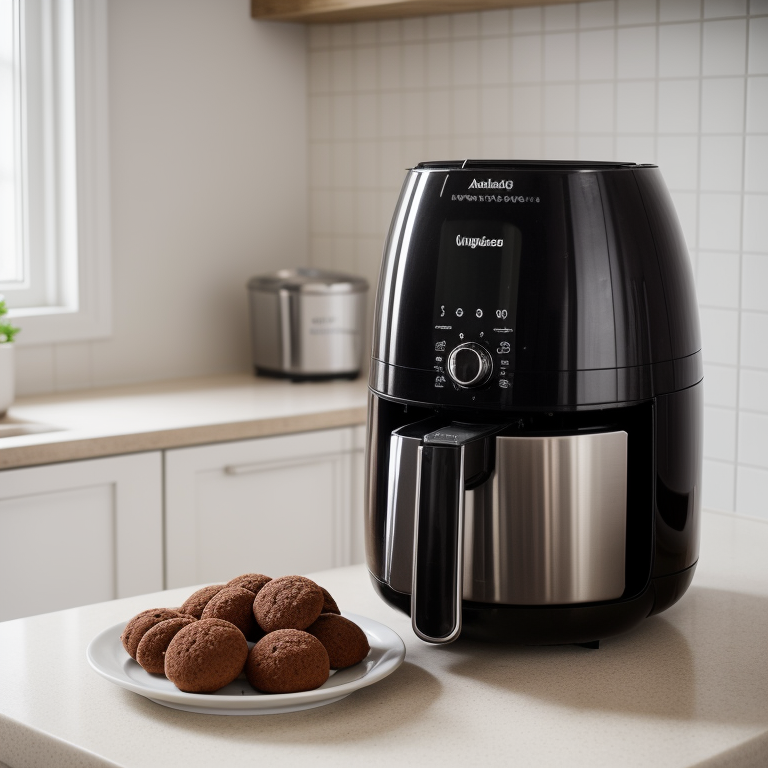 Measuring 200 grams of cocoa powder in cups for baking
