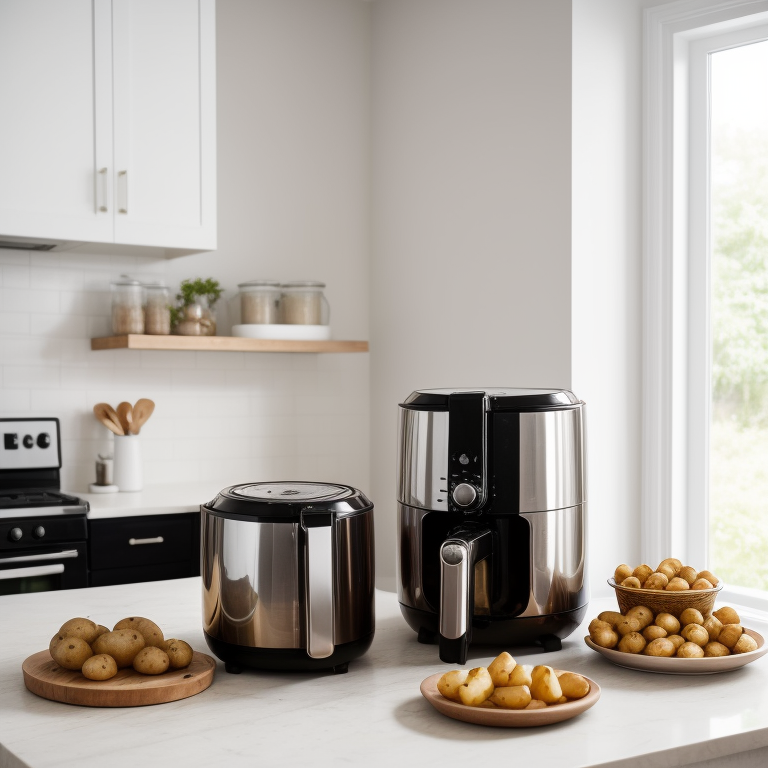 Measuring 225 grams of potatoes in cups for air fryer recipes