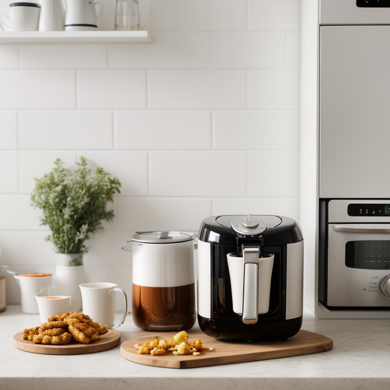 Measuring 250 grams of milk in a cup for air fryer recipes
