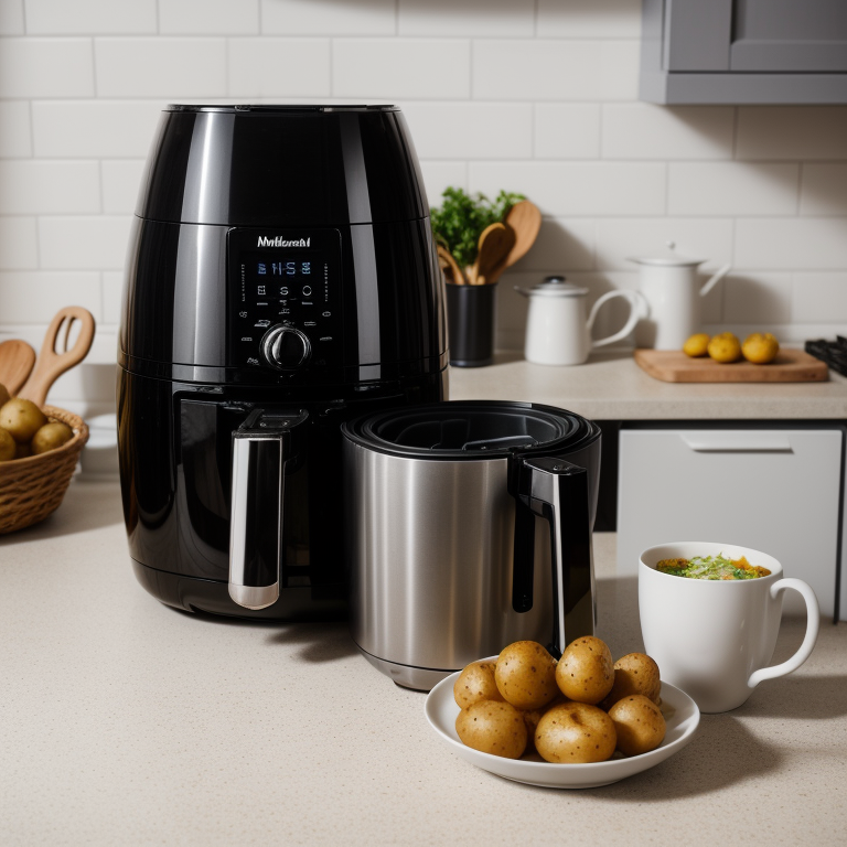 Measuring 250 grams of potatoes in cups for air fryer recipes