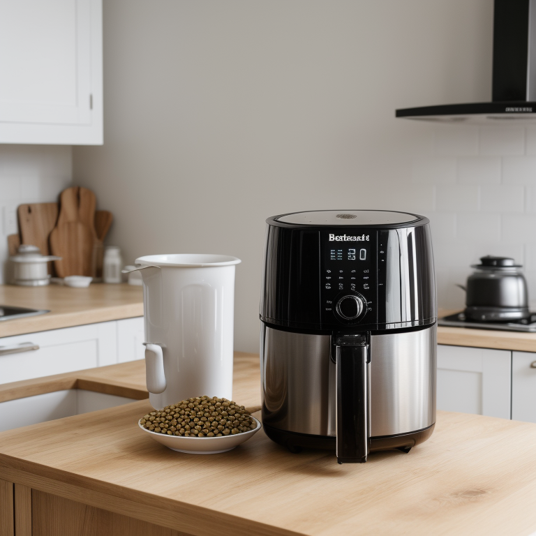 Measuring 250 grams of lentils in cups for air fryer recipes