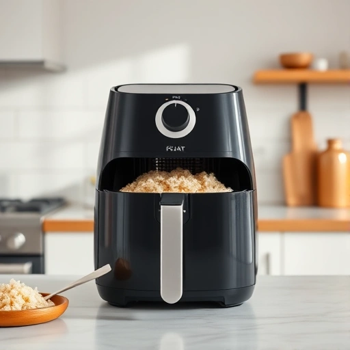 Measuring 300 grams of rice in cups for air fryer recipes