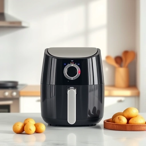 Measuring 375 grams of potatoes in cups for air fryer recipes