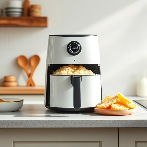 Measuring 425 grams of rice in cups for air fryer cooking