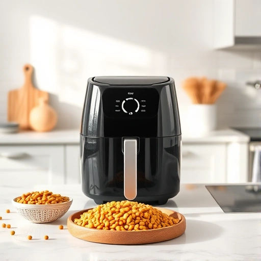 Measuring 425 grams of lentils in cups for air fryer recipes