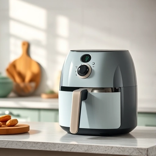 Measuring 0.25 cups of icing sugar on a digital scale for air fryer baking