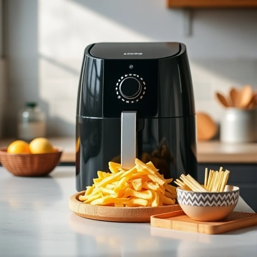 Measuring 0.5 cups of cheddar cheese on a kitchen scale for air fryer recipes