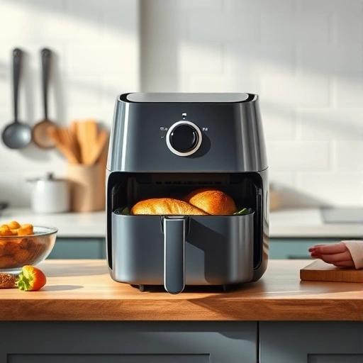 Measuring 0.5 cups of chicken breast on a kitchen scale for air fryer recipes