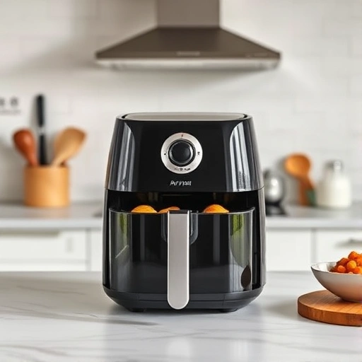 Measuring 50 grams of olive oil in a cup for air fryer recipes