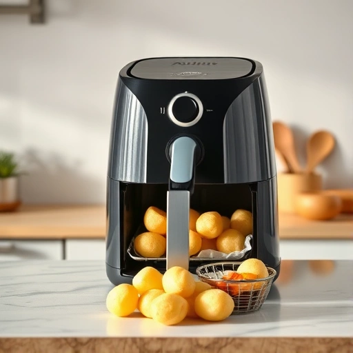 Measuring 50 grams of potatoes in cups for air fryer recipes