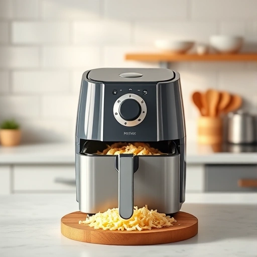 Measuring 75 grams of grated cheese in cups for air fryer recipes
