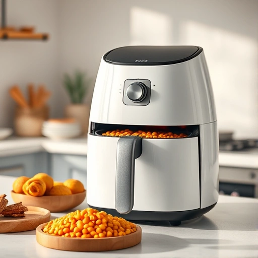 Measuring 75 grams of lentils in a cup for air fryer recipes
