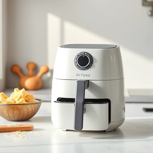 Measuring 100 grams of rolled oats in a cup for air fryer recipes