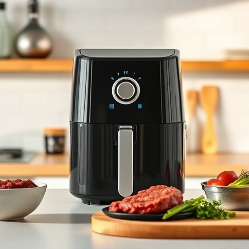 Measuring 100 grams of minced beef in cups for air fryer recipes
