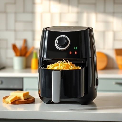 Measuring 125 grams of grated cheese in cups for air fryer recipes