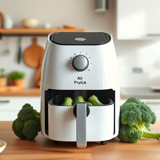 Measuring 1.75 cups of broccoli in grams for air fryer recipes