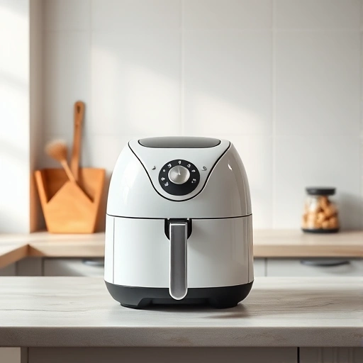 Measuring 3.0 cups of plain flour on a kitchen scale for air fryer baking