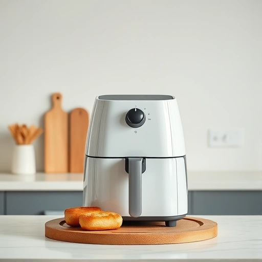 Measuring 3.0 cups of self-raising flour on a kitchen scale for air fryer baking