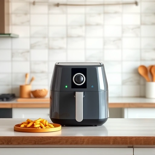 4 quart air fryer with fitted liner for easy cooking and cleaning