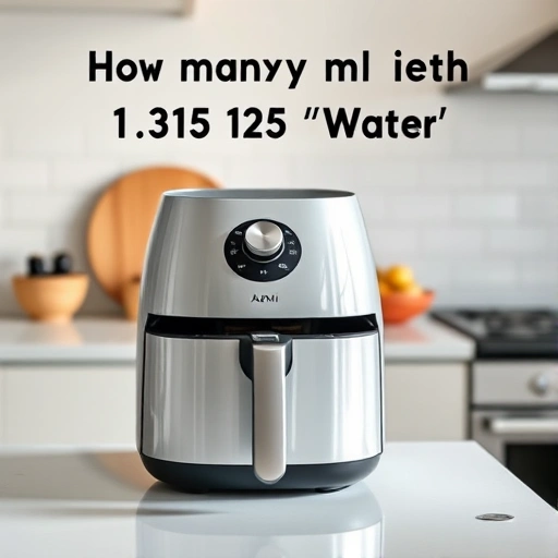 Measuring 1.75 cups of water in millilitres for air fryer recipes