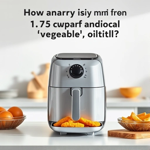 Measuring 1.75 cups of vegetable oil in ml for air fryer recipes