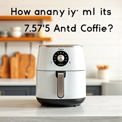 Measuring 1.75 cups of half and half in millilitres for air fryer recipes