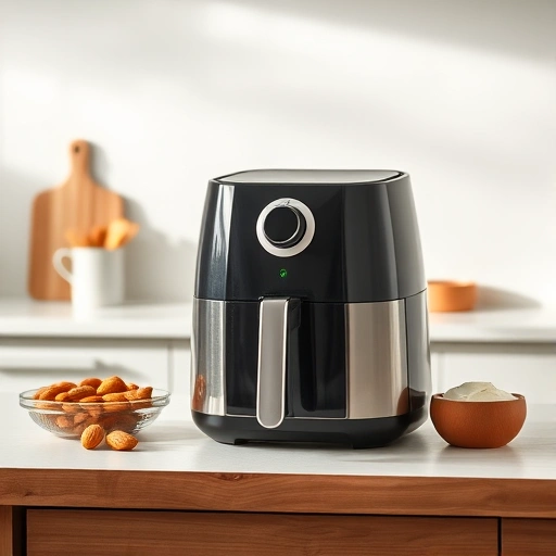 Measuring 2.5 cups of almond milk in a jug for air fryer recipes